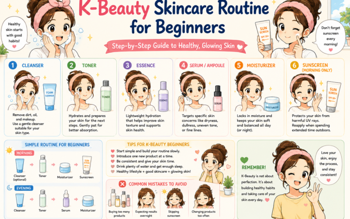 K-beauty routine steps